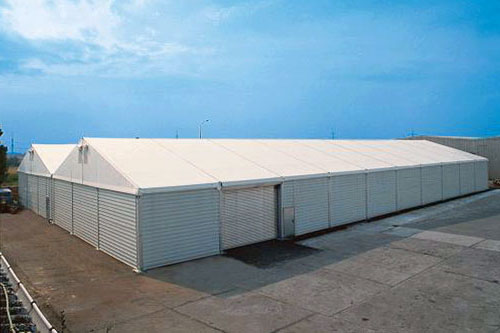 临时库房,临时棚搭建标准,库房棚顶结构用什么材料,工业用移动式库房,可反复使用的仓库,可周转加工棚